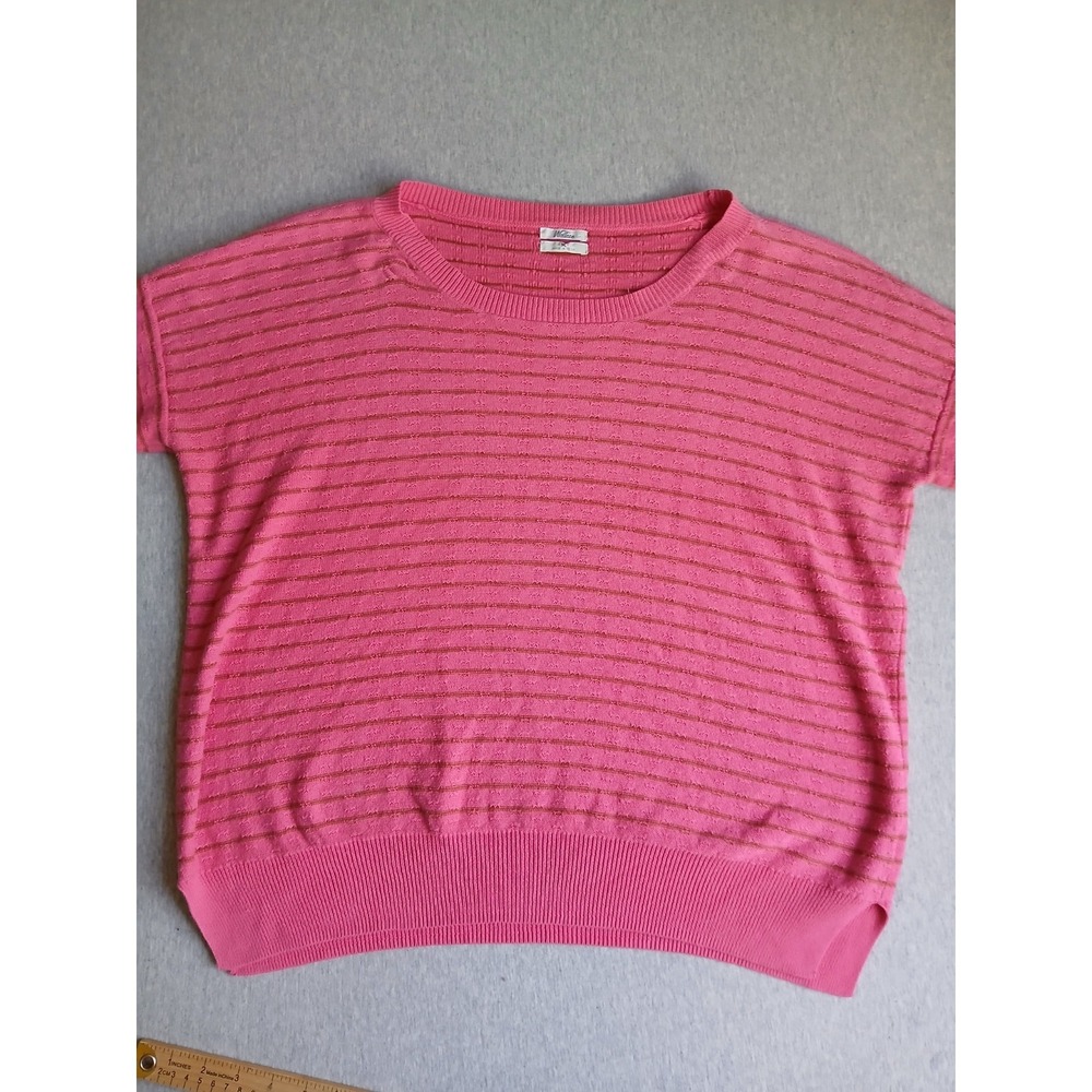 Wallace And Barnes Sweater Womens Medium Cotton Knit Spring Pullover J Crew